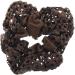 Zac's Alter Ego Set of 3 Assorted Brown Shades Suede Crochet Scrunchies - Buy Online on GoSupps.com