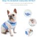 Nivofu Summer Dog Shirt | Cooling Vest for Dogs | Soft & Breathable UV Protection Pet T-Shirt | Blue Sleeveless Vest for Small & Medium Dogs/Cats (L) - Buy Online on GoSupps.com