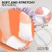 Women's Gel Toe Separator Socks - 1 Pair Large Gel Toe Separators for Pedicure - Compression Socks with Gel for Toe Care - Open Toe Half Socks for Joyful Feet - Buy Online on GoSupps.com
