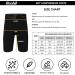 Runhit Youth Boys Compression Shorts - Performance Athletic Base Layer with Side Pocket - Black XS - Buy Online on GoSupps.com