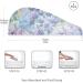 Hydrangeas Butterfly Hair Towel 2 Pack | Super Absorbent Quick Dry Turbans for Women & Girls - Buy Online on GoSupps.com