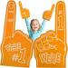 Giant EVA Rubber Hands Giant Foam Fingers for Sporting Events Foam Fan Finger Number 1 in - Buy Online on GoSupps.com