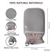 Irbis Deep Exfoliating Glove - Korean Body Scrub Mitt & Exfoliator | Dual Texture Bath Sponge for Dead Skin Removal | Perfect for Shower Bath Spray Tan & Home Spa - Pink Grey Blue - Buy Online on GoSupps.com