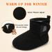 JOINFREE Baby Slippers | Non-Slip Rubber Sole | Cozy Home Booties for Toddlers | Black | 3/3.5 UK Child - Buy Online on GoSupps.com