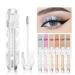 2 Pack Diamond Liquid Glitter Eyeshadow - Silver Pink and Pink Bronze Shades - Buy Online on GoSupps.com