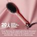 ghd Glide Hot Brush - Ceramic Technology, Ioniser, Frizz Control, 185 C Temp, Peach Charity Edition - Buy Online on GoSupps.com
