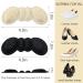 8 Pairs Anti-Slip Heel Pads for Loose Shoes | Heel Grips for Men & Women | Cushioned Inserts to Prevent Rubbing & Blisters - Black & Beige - Buy Online on GoSupps.com