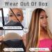 Water Wave Honey Blonde Lace Front Wig - 18 Inch Glueless Human Hair Pre Plucked & 180% Density | Yddm 5x5 HD Lace Wigs - Buy Online on GoSupps.com