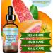 Botanical Beauty GRAPEFRUIT SEED OIL. 100% Pure Natural Undiluted Refined Cold Pressed Carrier Oil (NOT ESSENTIAL OIL) 1 Fl Oz - 30 ml for Face Skin Hair Lips and Nails. Rich in Vitamin C - Buy Online on GoSupps.com