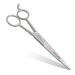 Hairdressing Scissors 6.5" - Hair Cutting Scissor with Hook - Anti-Rust Barber Scissors - Tempered Ice Stainless Steel Hair Scissors - Designed for Grooming - Ideal for Men/Women - Silver Finish