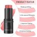 Creamy Blush Stick Highlighter Contour Stick Matte Cream Blush Makeup Waterproof Long-lasting - 1.00 g (Pack of 1) - Buy Online on GoSupps.com