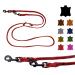 Dog liner Small dogs / large dogs black hooks 2m / 2.40m / 2.80m / 3.50m / 5m Double linen adjustable (2.40m x 8mm red) 2.40m x 8mm red