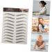 POPETPOP 9 Sheets Waterproof Eyebrow Stickers False Eyebrows for Women Imitation Eyebrow Natural Cosmetic 6d - Buy Online on GoSupps.com