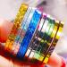 3 Rolls(One roll per size ) Glitter Nail Art Striping Tape Lines Width 1+2+3mm-Striping Tape for Nail Art-Nail Striping Tape Foil-Nail Striping Tape Thick-Nail Striping Tape with Dispenser-Self-Adhesive DIY Nail Art Tape 12 - Buy Online on GoSupps.com