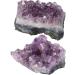 Natural Amethyst Healing Crystal Cluster Home Decor - 1pc Raw Amethyst Specimen (150-200g) - Buy Online on GoSupps.com