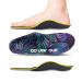 Dacat orthopedic insoles for flat feet plantar fasciitis shoe inserts orthopedic for women and men's foot pain heel spur comfort insoles EU (47-48) multicolored multicolored multicolored EU (47-48) 30.50mm