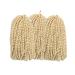 MeliSay 3 packs Passion Twist Hair Curly Spring Twist Crochet Wave Blonde Hair for Butterfly Locs Crochet Braids Synthetic Hair Extensions for Black Women - 613# 30 cm (12 inches) 613#