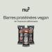 nu3 Vegan Protein Bar Almond Choc Crisps 12 x 50g - Protein bar with 12.2g protein per bar - only 1.2g sugar per protein bar - soy and palm oil free - gluten free - Buy Online on GoSupps.com