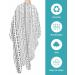 Buy Boho Black Barber Cape | Stylish Hair Cutting Cape for All Ages - Adjustable & Geometric Design 55x63 Inch - Buy Online on GoSupps.com