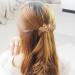 Sankuwen Champagne Crystal Rhinestone Hair Barrette | Small Butterfly Hairpin for Women | Elegant French Hair Clip for Mom - Buy Online on GoSupps.com