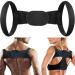 Posture Corrector For Women Men Back Brace Pain Relief Shoulder Support Adjustable Back Straightener For Mid Upper Spine Neck Clavicle Breathable Spinal Alignment Humpback Orthosis Black