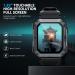 PUREROYI Military Smart Watch for Men - IP68 Waterproof Bluetooth Call - Tactical Fitness Tracker for Android iOS - Outdoor Sports - Black - Buy Online on GoSupps.com