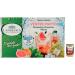 Italian Gourmet E.R. L'Angelica Tisana Ventre Piatto Cold Herbal Tea Grapefruit Fennel and Mint Flavor 18 filters + Italian Gourmet Polpa di Pomodoro 400 g Box