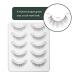 5 Pairs of Wispy Natural Look Faux Mink False Eyelashes - 3D/6D Volume, Fluffy & Understated - Frihappy Fake Lashes Pack #17 - Buy Online on GoSupps.com