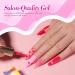 BORN PRETTY Pink Gel Nail Polish Set - 6 Neon Shades for Holiday Party | Cherry Blossom, Strawberry, Lovely Pink Colors | Gift Set for Natural Nails - Buy Online on GoSupps.com