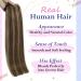 Sunny 22inch Sew in Hair Extensions Real Human Hair Brown Weft Highlights Bundle 100g #4/27 Dark Brown Caramel Blonde - Buy Online on GoSupps.com