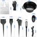  Premium Material Superhairpieces 22 Pieces Hair Dye Coloring Kit Including 2 Hair Tinting Bowl 4 Dye Brushes 2 Hair Dye Combs 4 Ear Covers 4 Hairdressing Clips 2 Disposable Hair Capes 1 Pair of Vinyl Disposable Gloves 2 Dye Paste Mixers for DIY Salon Hai - Buy Online on GoSupps.com