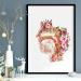 Inspirational Respiratory System Watercolor Wall Art for Medical Office - Modern Canvas Home Decor - 16x24 Inch Framed Black - Buy Online on GoSupps.com