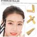 Mipcase Eyebrow Scale Make up Kit Calipers T Tool Eyebrow Drawing Tool Second Generation Eyebrow Shape Set 1 count (Pack of 1) Golden - Buy Online on GoSupps.com