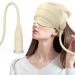 Ikeener electrical head massage device 360 cover portable head eyes neck massage cap with heat kneading pressing 4 adjustable modes relief pain anxiety stress voltage deep sleep