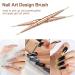 YONOY 5 Pcs Double-Ended Nail Art Brushes - Rose Gold Liner Brush Set for Fine Drawing and Details - Buy Online on GoSupps.com