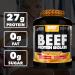 NXT Nutrition Beef Protein Isolate Powder - Mango & Orange Flavor | 1.8kg - Paleo Keto Friendly, Dairy & Gluten Free - Buy Online on GoSupps.com