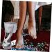 Foot Immobilizer Drop Foot Corrector Brace | AFO Orthotic Device for Foot Drop | Portable Stabilizer & Training Belt - Medium White - Buy Online on GoSupps.com