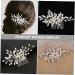 DOITOOL Bridal Headwear Bridal Side Comb Side Hair Comb Hair Pin Hair Comb for Bridal Bun Hair Comb Bridal Hair Comb Decorative Hair Comb Hair Clip Bride Pearl White Wedding Wig - Buy Online on GoSupps.com