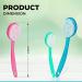 Bistras Bath Brush with Long Handle for Exfoliating Back, Body, and Feet - Pink (1 Pack) - Buy Online on GoSupps.com