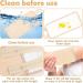 2-Part Reusable Castor Oil Wrap Set | Organic Pain Relief for Feet Legs Neck & Arms - Buy Online on GoSupps.com