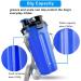 Moacc 800ml 2-in-1 Portable Water Bottle & Dog Bowl - Foldable Perfect for Camping Hiking & Training - Blue - Buy Online on GoSupps.com