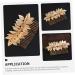 ABOOFAN Hair Comb Leaves Vintage Hair Side Combs Golden Bridal Side Comb Styling Head Flower Girl Headband Bridal Hair Accessories Headbands for Girls Hair up Alloy Manual Bridesmaid - Buy Online on GoSupps.com