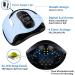 Twest Nail Dryer 168W UV LED Lamp for Gel Nails with 4 Timers Car Sensor LCD Display | Removable Nail Polish Dryer for Fingers & Toenails | Nail Studio Lamp in Blue - Buy Online on GoSupps.com