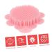 Healeved Silicone Shampoo Brush Set - Pink Scalp Scrubber & Massage Tool for Infants and Babies - 2 Pack - Buy Online on GoSupps.com