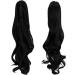 Curly Dark Black Claw Clip Ponytail Extension 18 Inch - Buy Online on GoSupps.com
