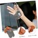 FOMIYES 10 Pack PU Leather Travel Bottles - Portable Hand Washing Soap Key Rings for Travel - Lip Gel & Filling Bottles - Buy Online on GoSupps.com