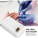 HUSHUI Nail Polish Head Storage Box 30 Holes Nail Drill Bit Holder Stand with Cleaning Brush Dust Proof Storage Container for Home Salon (White) - Buy Online on GoSupps.com