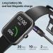 TOZO S2 44mm Smart Watch with Alexa, Heart Rate Monitor, Blood Oxygen Monitor, Sleep Tracker, 5ATM Waterproof, HD Touchscreen. Compatible with iPhone & Android - Black Matter - Buy Online on GoSupps.com