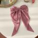 Big Bow Hair Clips Green Hair Bow Bow Hair for Women Long Ribbon Hair Pins Accessories for Party Hair Accessories Soft Hairpin for Women Girls Barrettes Hair Accessories christmas gifts for wl (Pink) - Buy Online on GoSupps.com