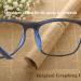 MMOWW 3-Pack Reading Glasses for Men & Women - Anti-Blue Computer Glasses with Spring Hinges (Gray Blue Red) - 2.0 Magnification - Buy Online on GoSupps.com